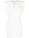 Iro Wrap-design Dress In Weiss