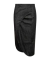 Iro Yaiko Asymmetric Skirt In Black