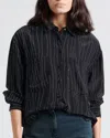 Iro Women Black Zef Studded Shirt In Black