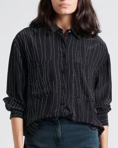 Iro Zef Studded Shirt In Black