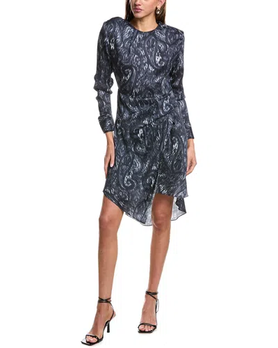 IRO IRO ZIMBER SILK MIDI DRESS