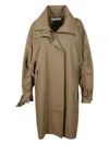Iro Zip Helesta Coat In Brown