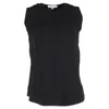 Iro Zipped Tank Top In Black Polyester In Black