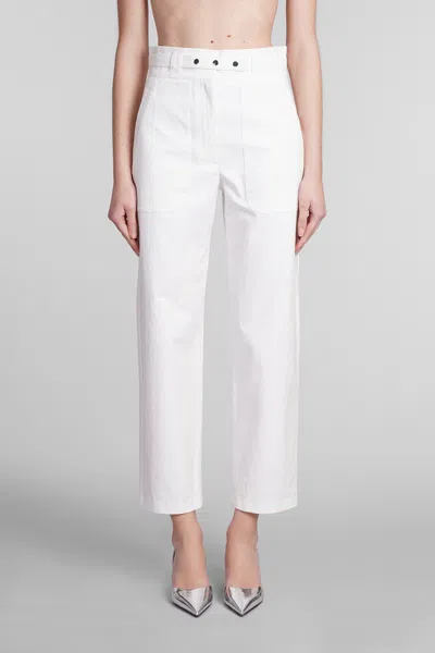 Iro Zoannah Trousers In White Cotton