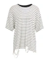 Iro.jeans Iro. Jeans Woman T-shirt Black Size M Linen In White