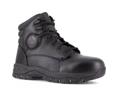 Iron Age Ground Finish Steel Toe Work Boot In Black
