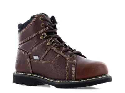 Iron Age Groundbreaker Steel Toe Work Boot In Brown