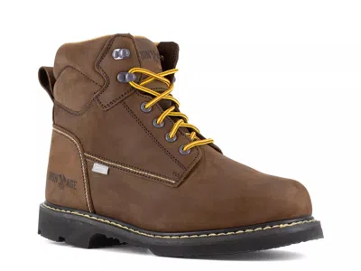 Iron Age Wide Width Groundbreaker Steel Toe Work Boot In Brown