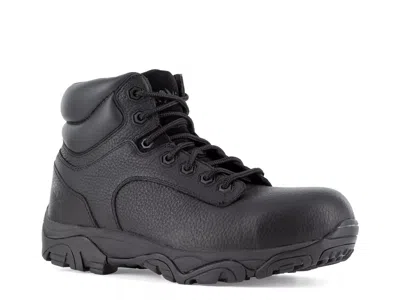 Iron Age Wide Width Trencher Composite Toe Work Boot In Black