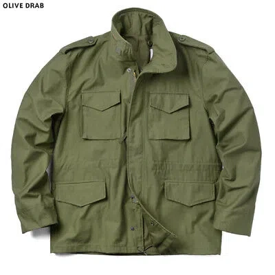 Pre-owned Iron Heart Ihm-27-23fw Sateen M65 Field Jacket Olive Brab Size Jp L In Green
