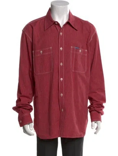 Pre-owned Iron Heart Long Sleeve Shirt In Pink
