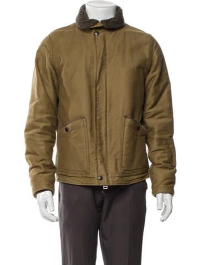 Pre-owned Iron Heart Puffer Coat In Green