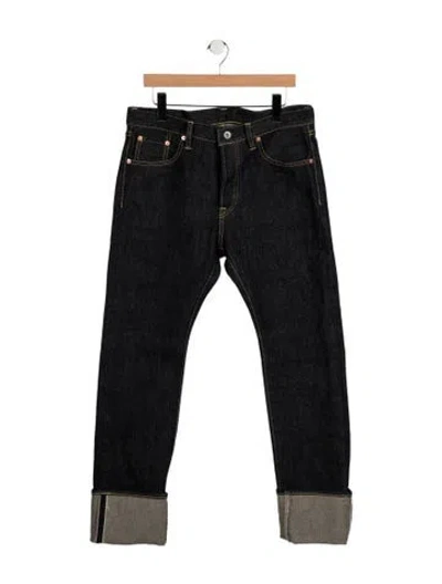 Pre-owned Iron Heart Straight-leg Jeans In Blue
