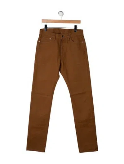 Pre-owned Iron Heart Straight-leg Jeans In Brown
