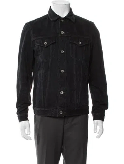 Pre-owned Iron Heart Trucker Jacket In Black
