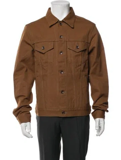 Pre-owned Iron Heart Trucker Jacket In Brown