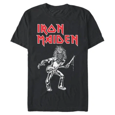 Iron Maiden Eddie Knife  Graphic T-shirt In Black