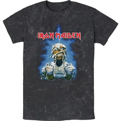 Iron Maiden Unchained Logo  Graphic T-shirt In Black