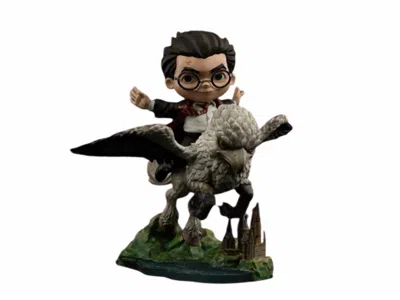 Iron Studios Harry Potter & Buckbeak - Minico Illusion Series In Black