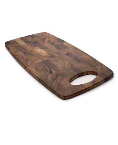 Ironwood Acacia End Grain Cutting Board In Brown