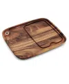Ironwood Acacia Steak Plate In Brown