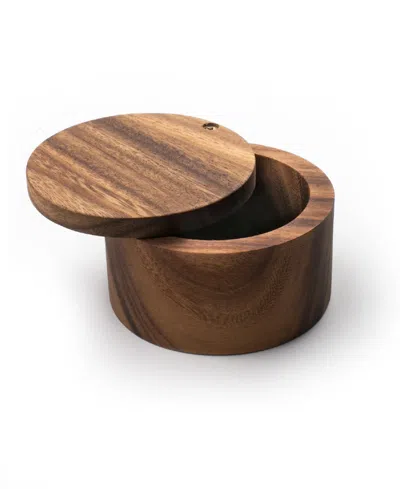 Ironwood Round 4" Salt Cellar In Brown