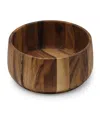 Ironwood Tulip 12.5 Salad Bowl In Brown