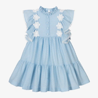 Irpa Kids' Girls Pale Blue Sparkly Dress