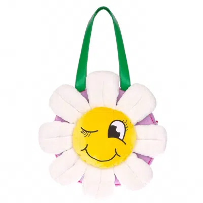 Irregular Choice Flower Power Bag In Purple/white Multi