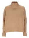 Irreplaceable Cozy Turtleneck Sweater In Brown