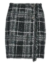 Irreplaceable Elisa Giordano Woman Mini Skirt Deep Teal Size 6 Nylon, Mohair Wool, Acrylic, Cotton