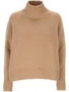 Irreplaceable Cozy Turtleneck Sweater In Brown