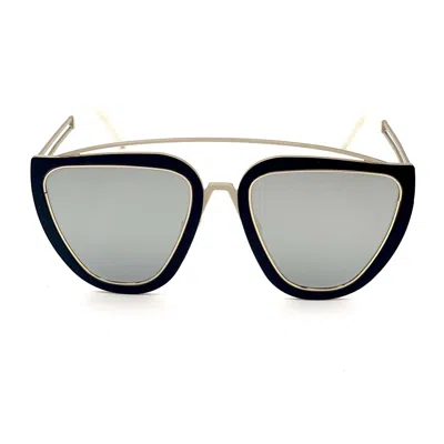 Irresistor Multicolor Barbarella Cat-eye Sunglasses In Gold