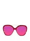 Irresistor 오버사이즈 프레임 선글라스 In Pink