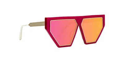 Irresistor Women's 99 Mm Gold Red Sunglasses