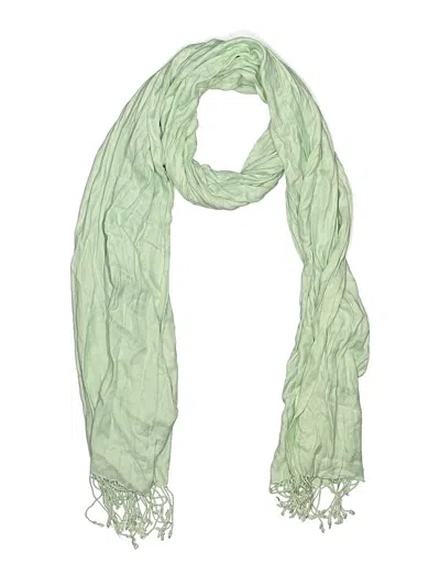 Pre-owned Isa & Stef Scarf In Green
