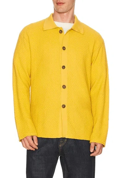 Isa Boulder Aurum Drift Shirt In Yellow