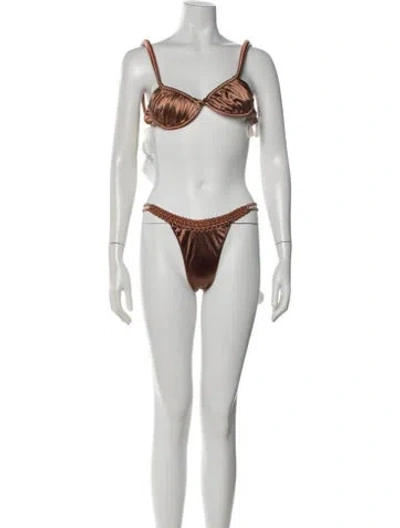 Pre-owned Isa Boulder Bikini In White