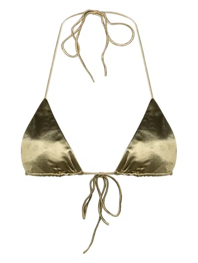 Isa Boulder Blade Bikini Top In Green