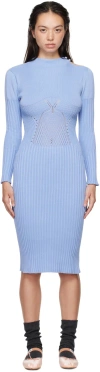 ISA BOULDER BLUE RAVEN MIDI DRESS