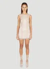 Isa Boulder Bodyweb Mini Dress In Pink