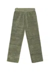 Isa Boulder Boucle Pants In Green