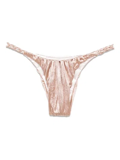 ISA BOULDER BRAIDED BIKINI BOTTOMS - WOMEN'S - ELASTANE/POLYESTER/NYLON