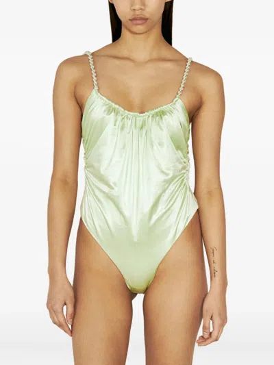 ISA BOULDER BRAIDED-STRAP SWIMSUIT