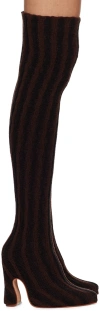 Isa Boulder Brown Cactus Boots In Bark