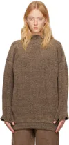 Isa Boulder Brown Towel Hoodie In Soil