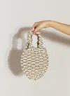 Isa Boulder Bullet Handbag In Green