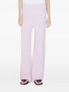 Isa Boulder Cableweave Trousers In Pink