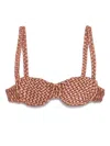 Isa Boulder Challenger Bikini Top In 褐色