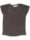 Isa Boulder Circle T-shirt In Brown